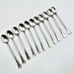 Oneida Community Patrick Henry Iced Tea Spoons Set of 11 Stainless